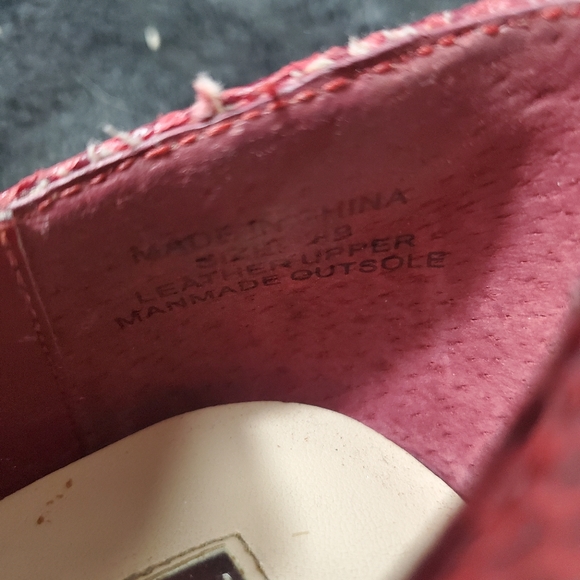 H by Halston Red Suede Stilettos - Picture 8 of 12